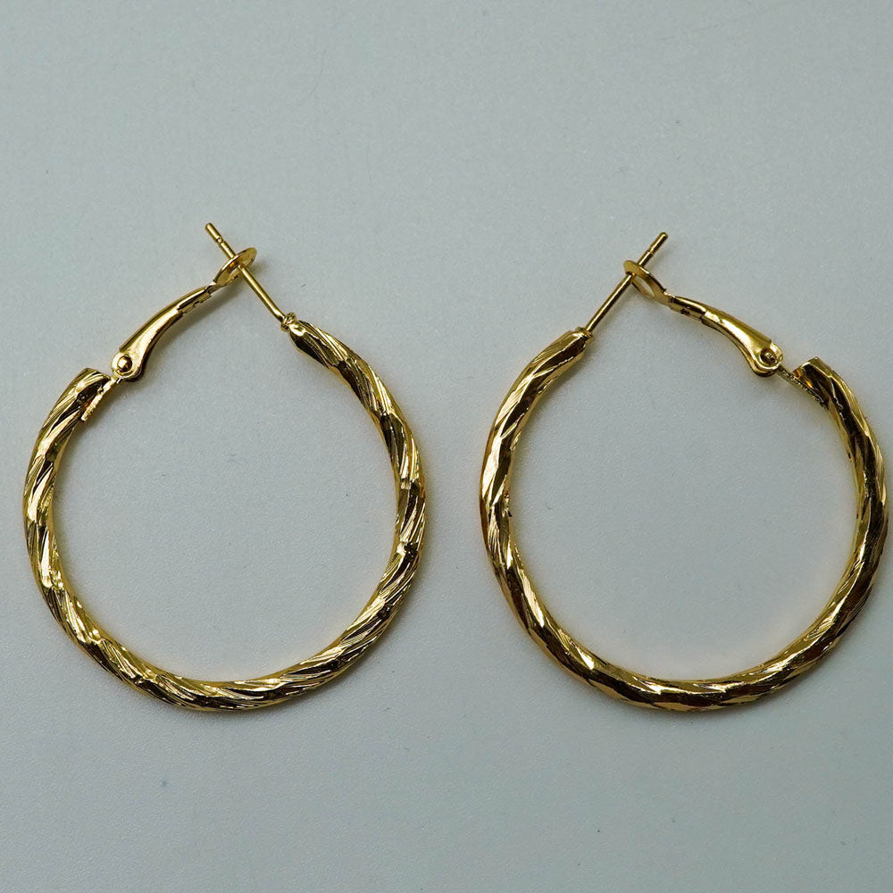 golden hoops