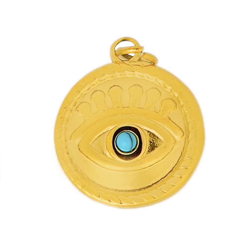 blue evil eye charm