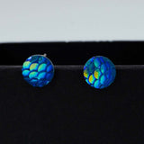 shimmer blue studs