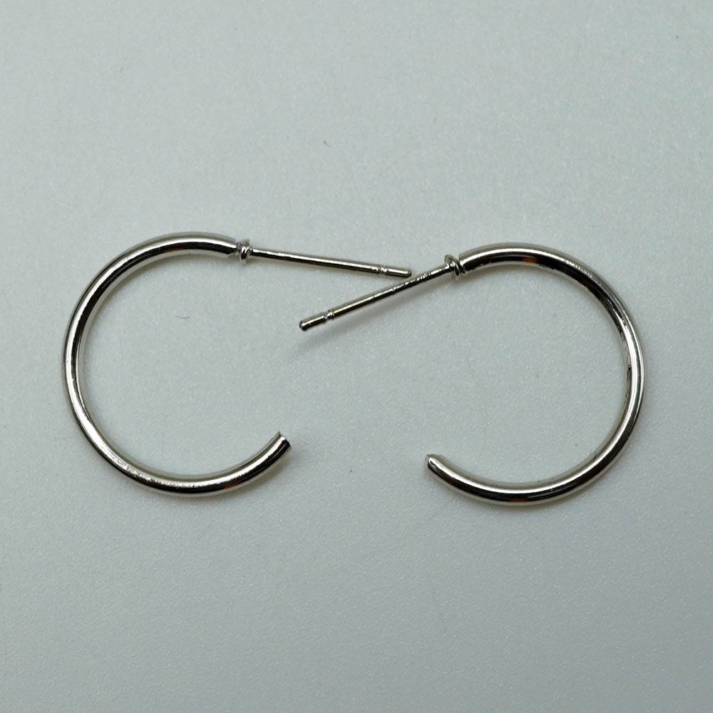 silver hoops