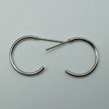 silver hoops