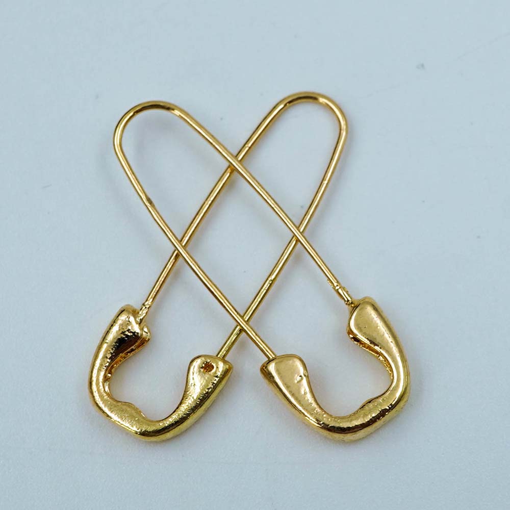 safety pin earrings