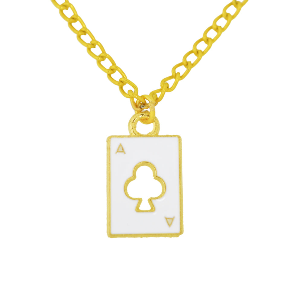 white ace pendant