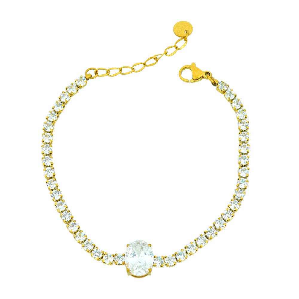 royal gold plated bracelet d452