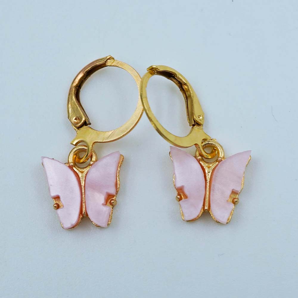 pink butterfly drops