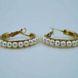 pearl hoops