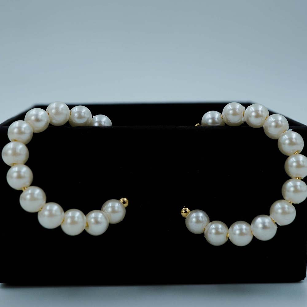 pearl hoops