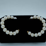 pearl hoops