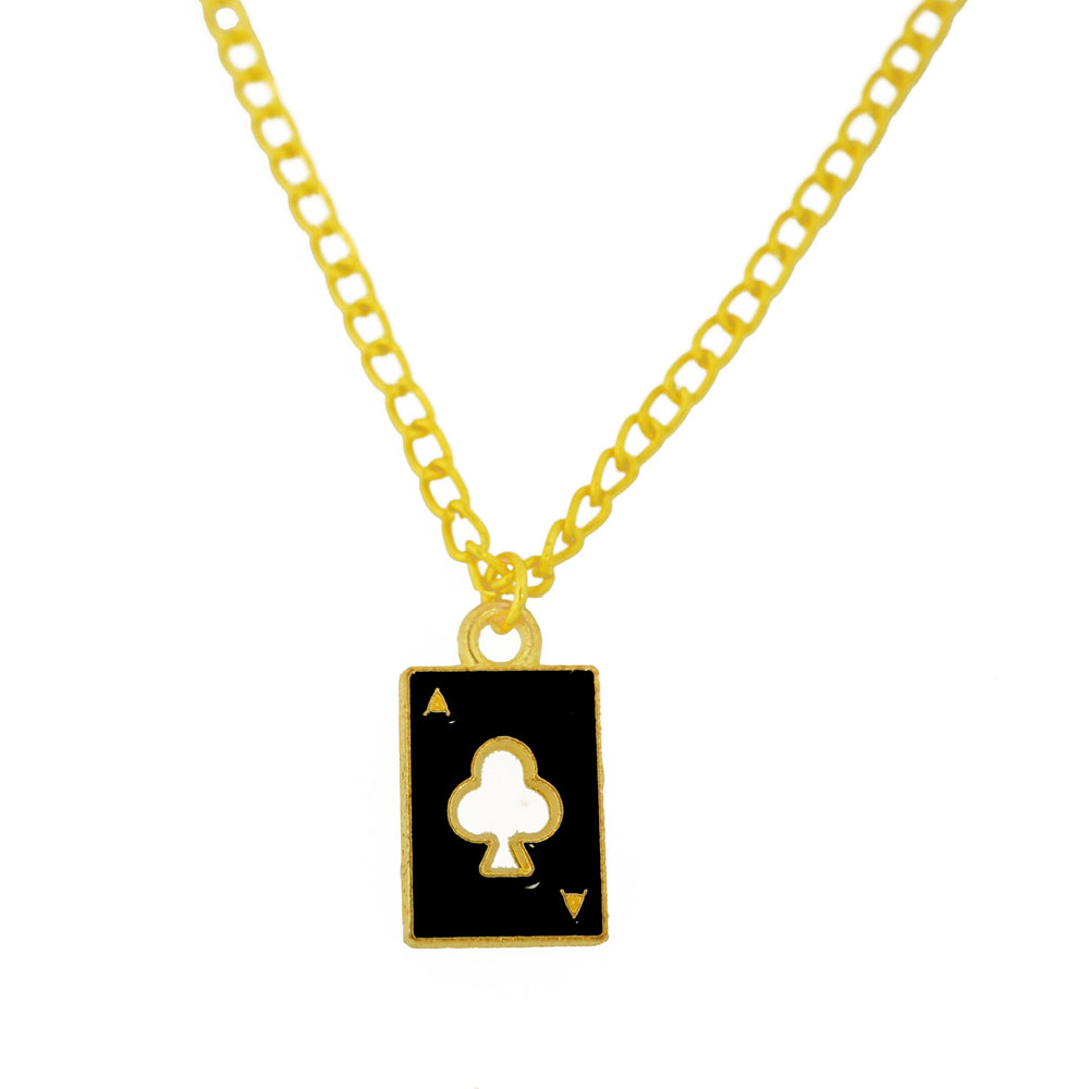 black ace pendant