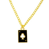 black ace pendant