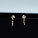 circular zircon studded hoops