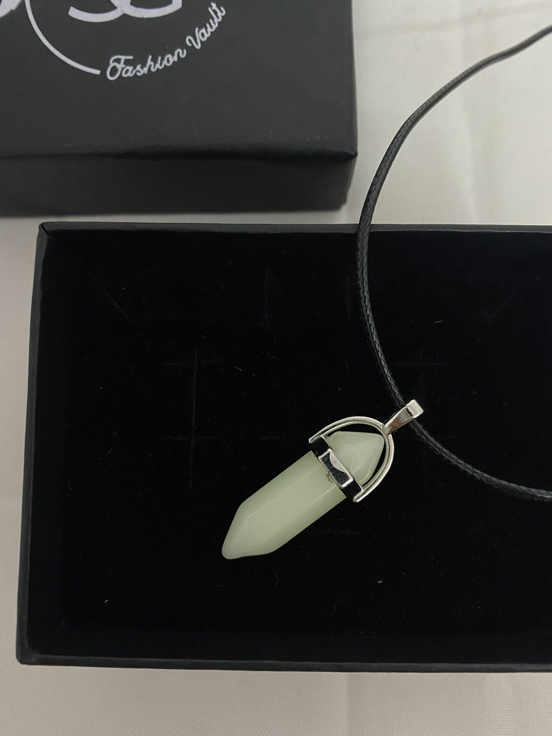 Luminous Natural Stone Pendulum