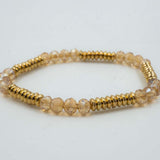 golden beaded bracelet_D1181