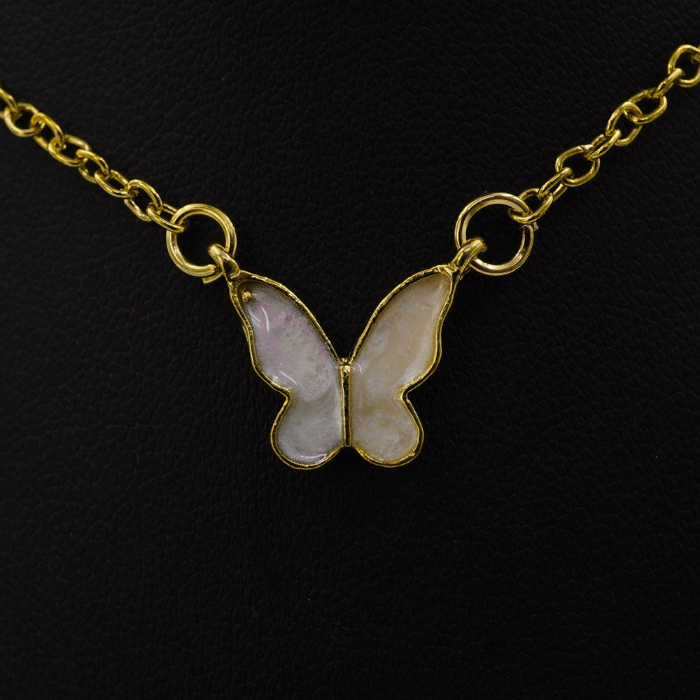 Pastel butterfly charm