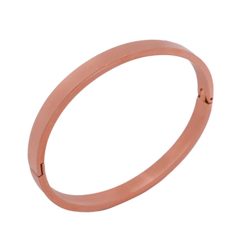 plain rose gold band