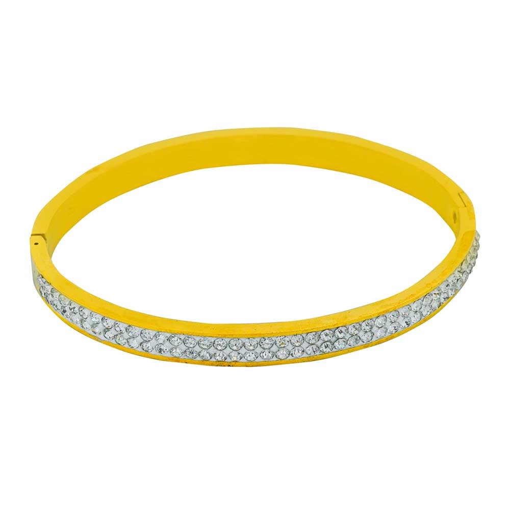 sparkling gold plated band