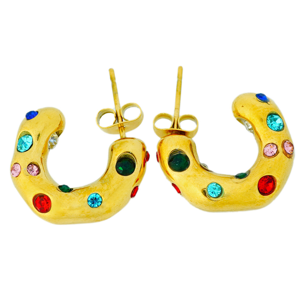Beth Multicoloured stone Earrings