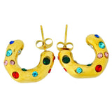 Beth Multicoloured stone Earrings