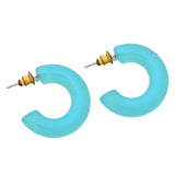 twisted blue hoops