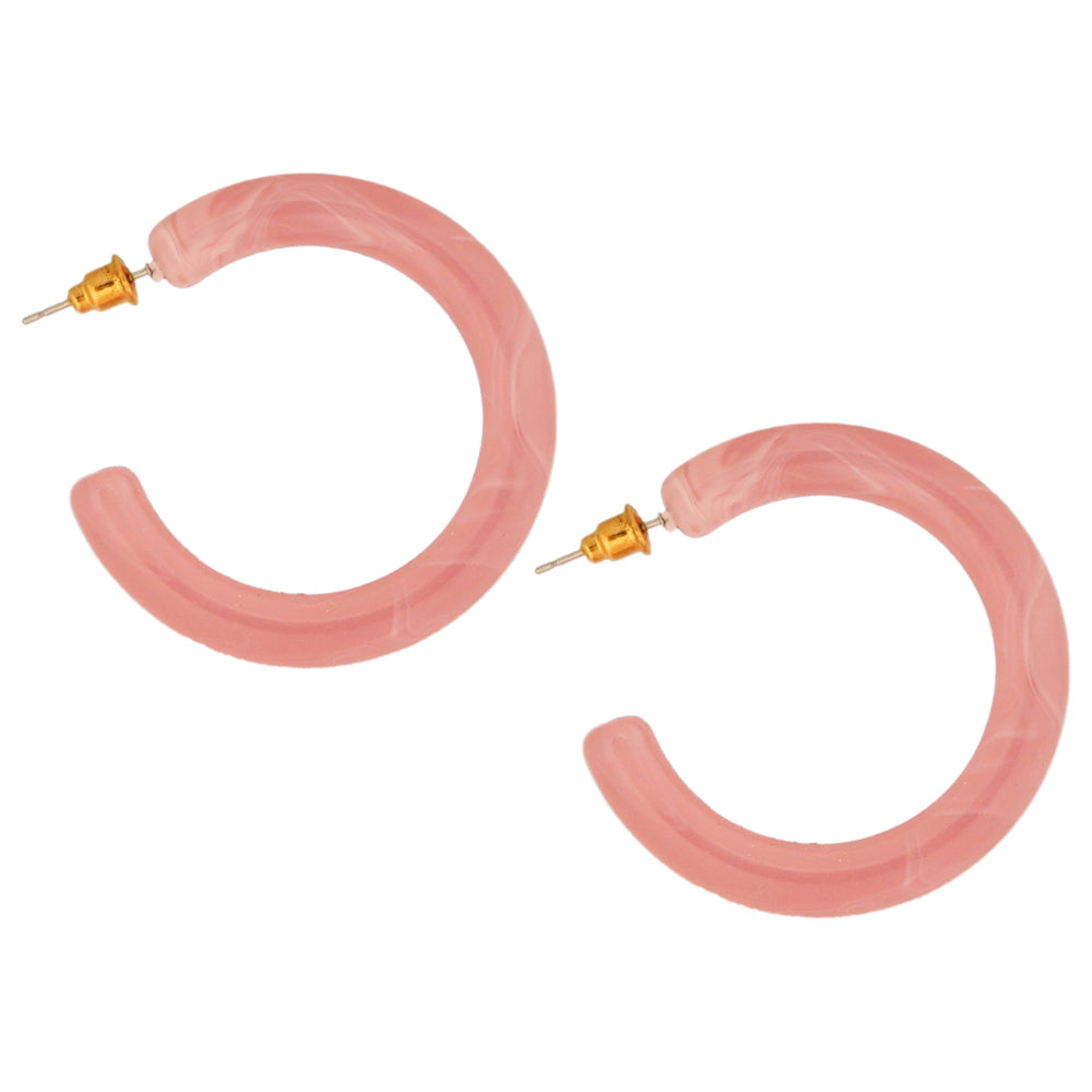 baby pink hoops