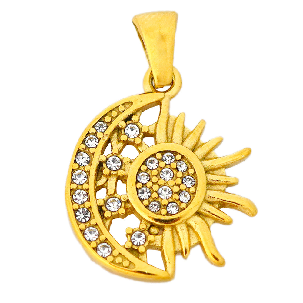 sun and moon charm