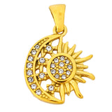 sun and moon charm