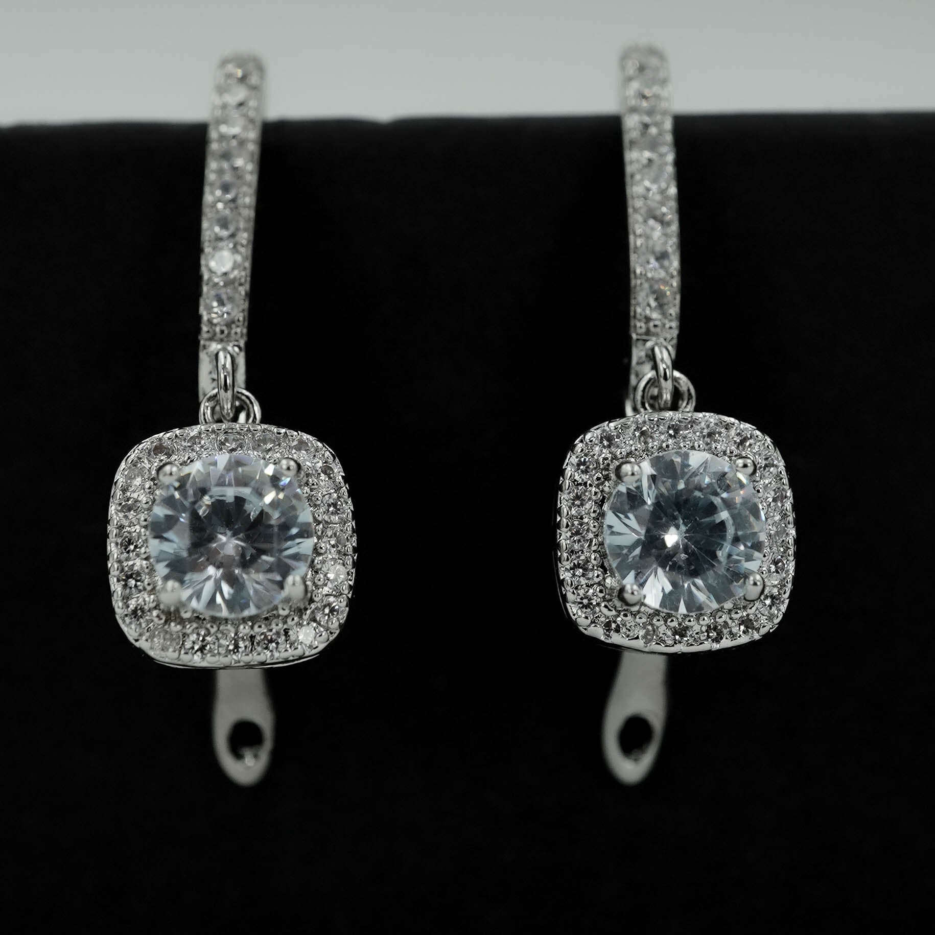 Silver plated Rosy drops