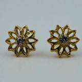 flower studs D1004