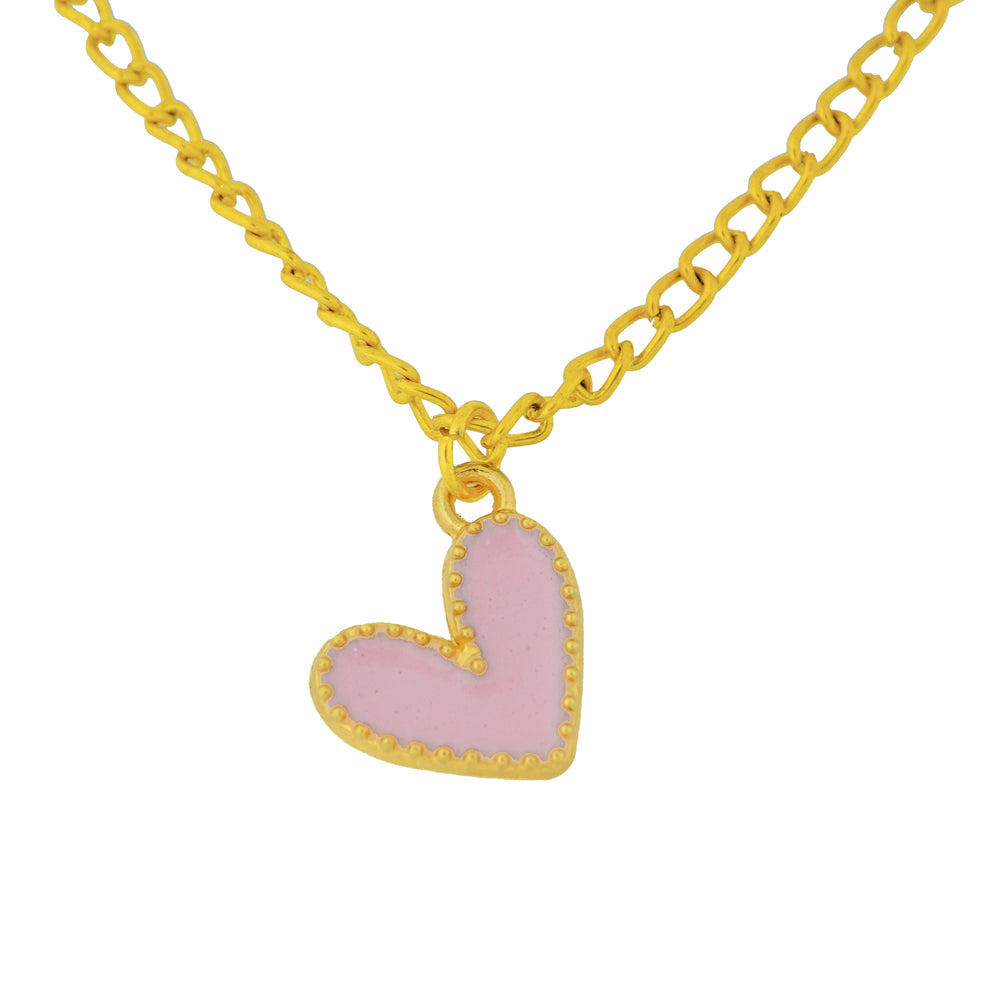 pink heart pendant