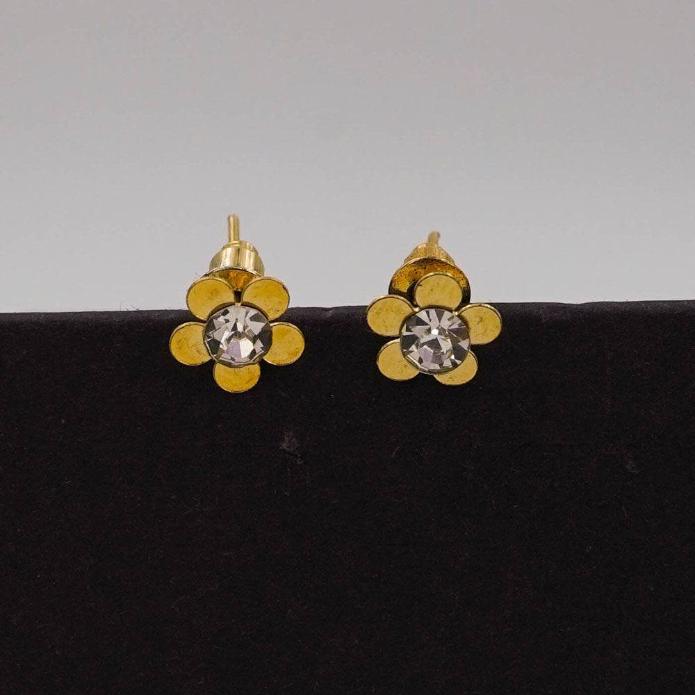 sunflower zircon studs D771