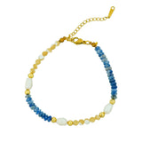 Tilly blue stoned bracelet D264