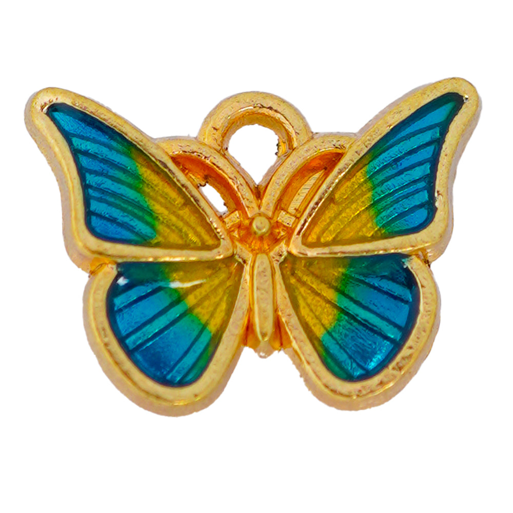 colourful butterfly pendant