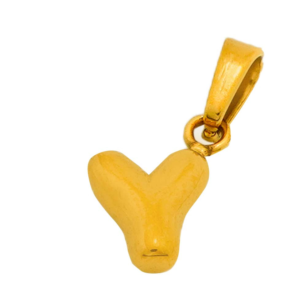 18k gold plated alphabets - Y