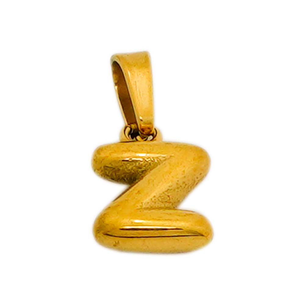 18k gold plated alphabets - Z
