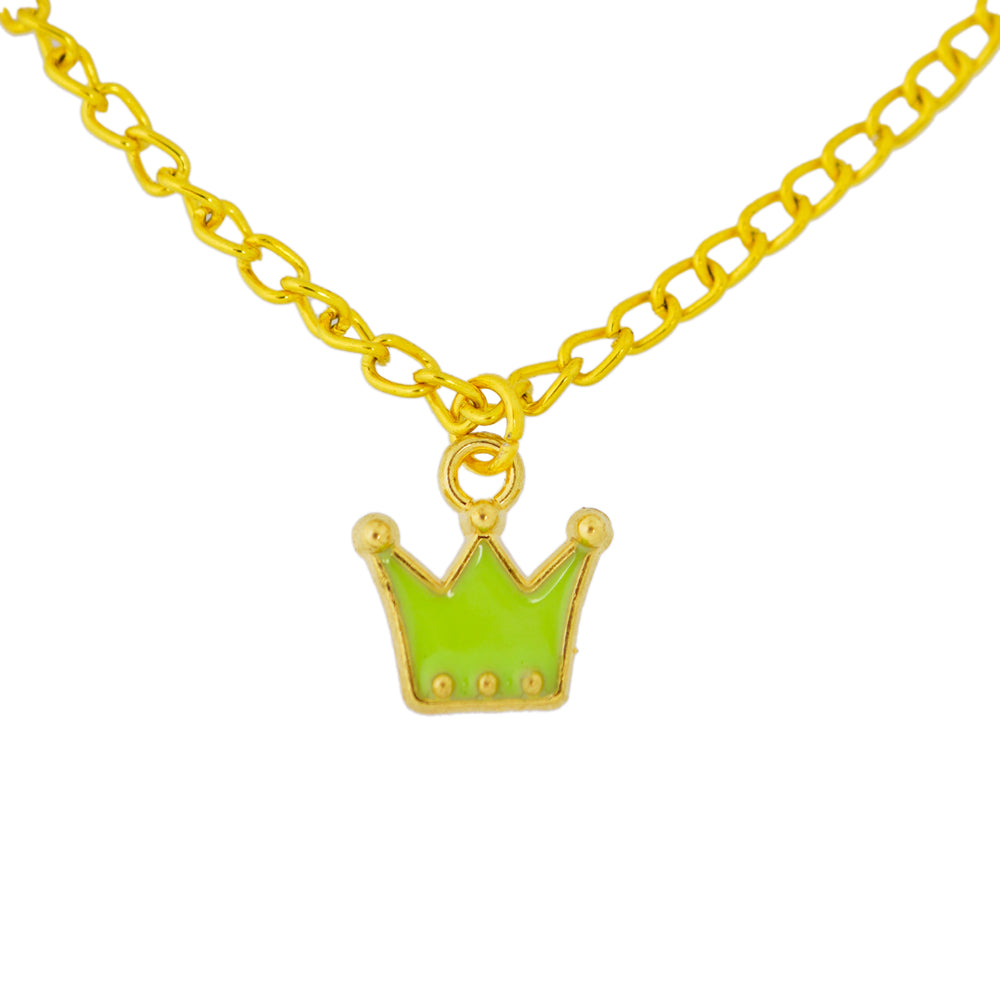 green crown pendant