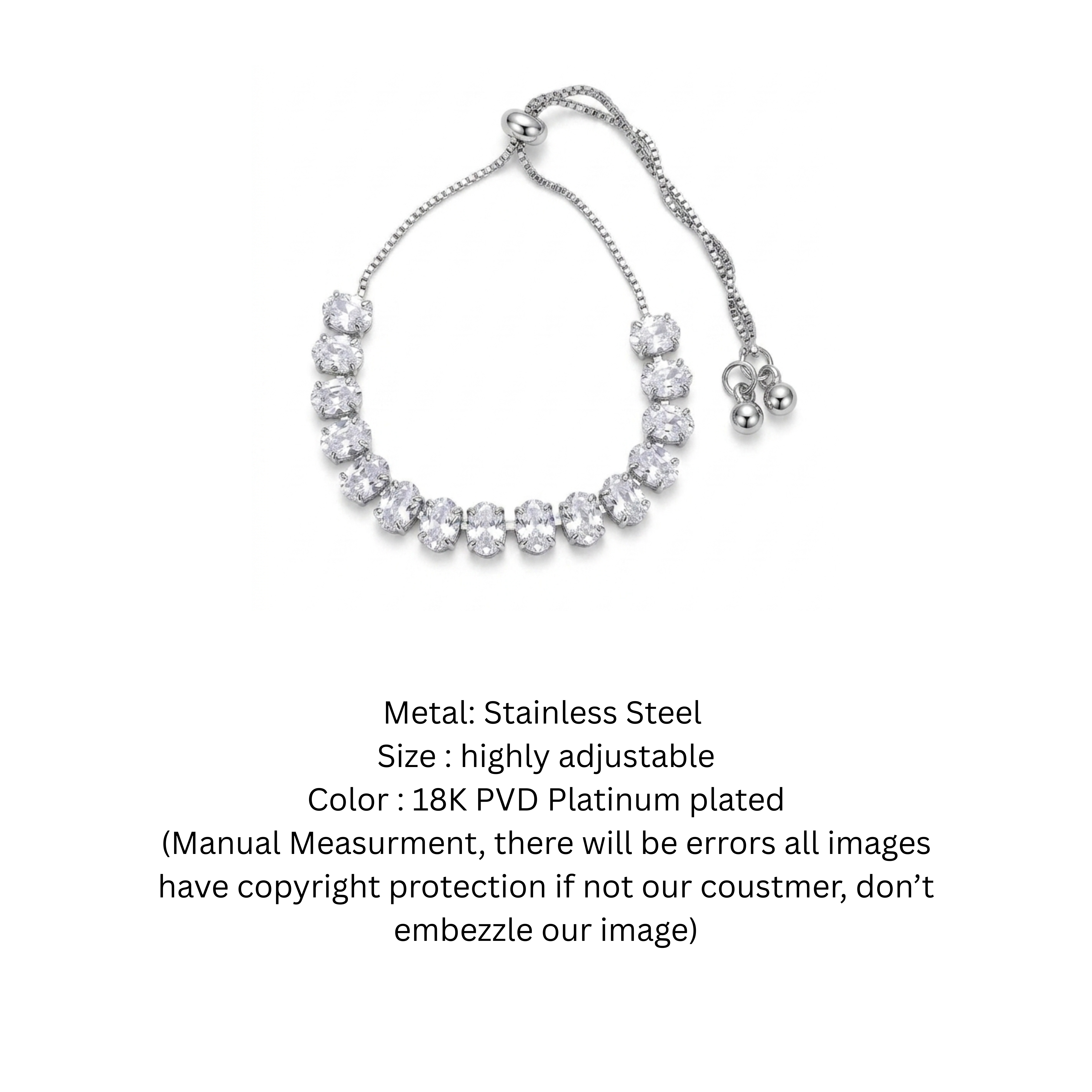 Iced Tennis Bracelet