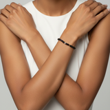black bead bracelet