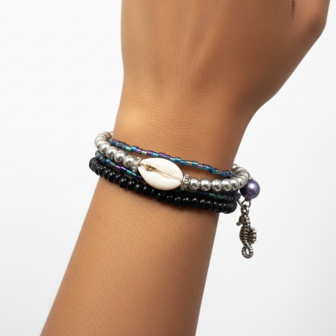 sea horse triple layered band