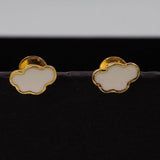 cloud shaped stud