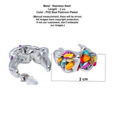 Jerald platinum plated earings