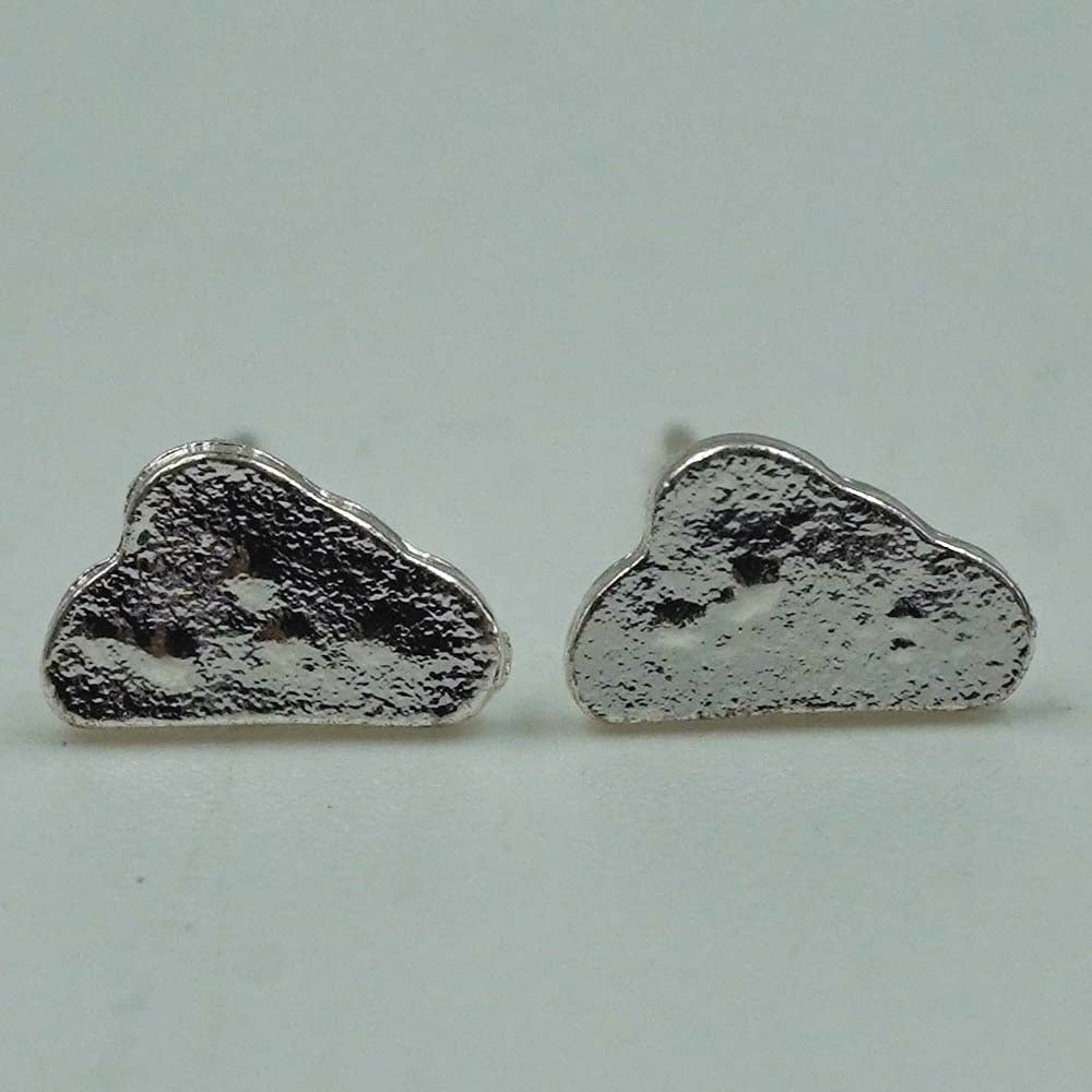foiled clouds studs