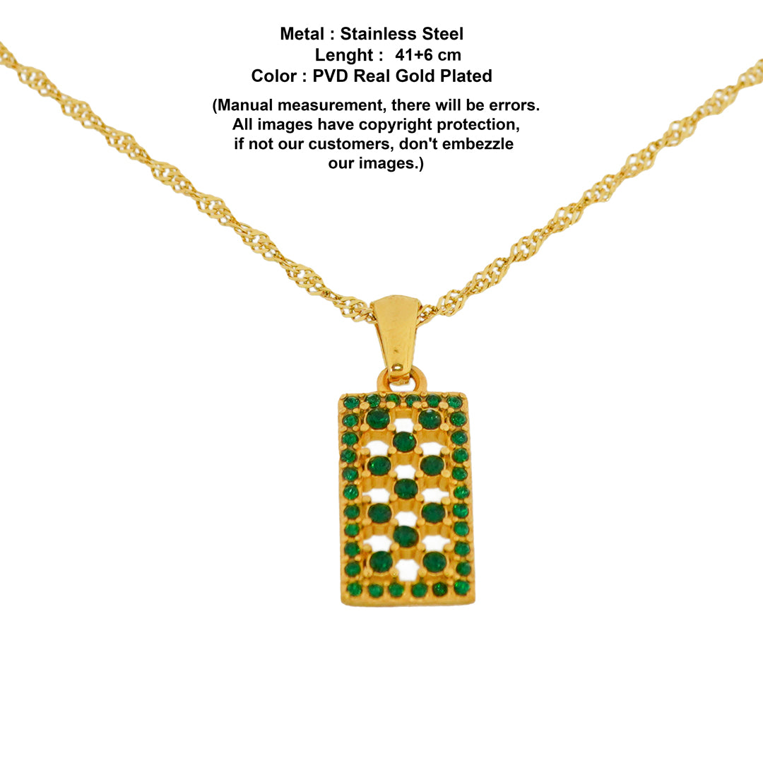 Sarette Emarald Pendant