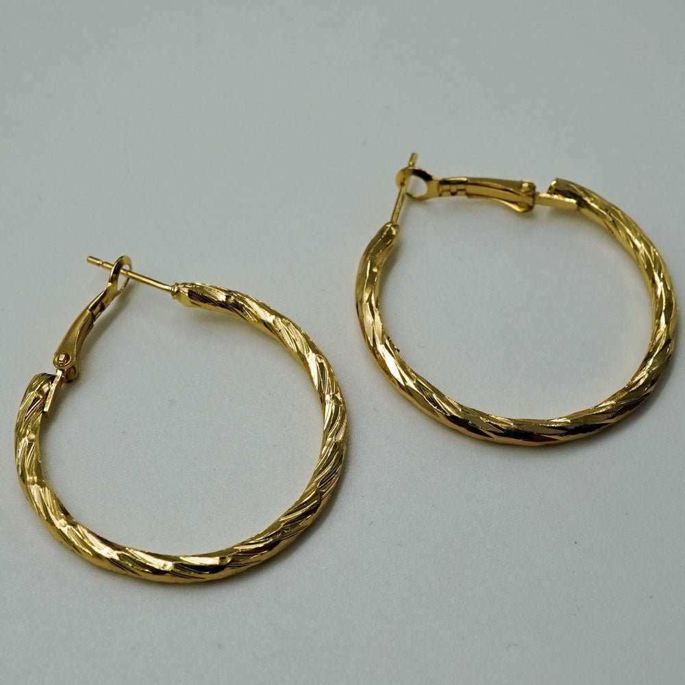 golden hoops