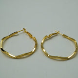 wavy hoops