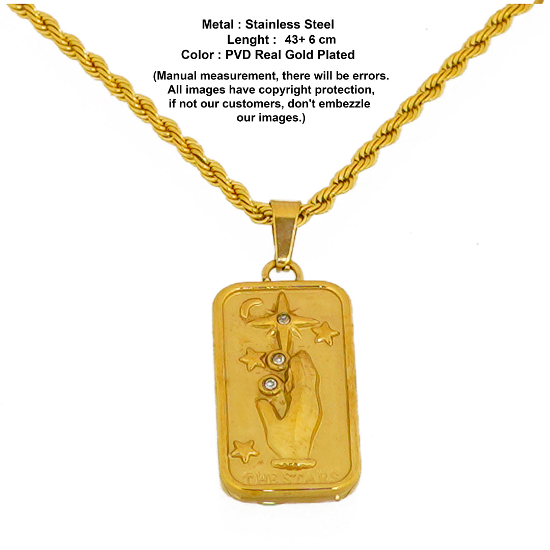 The stars tarrot card necklace