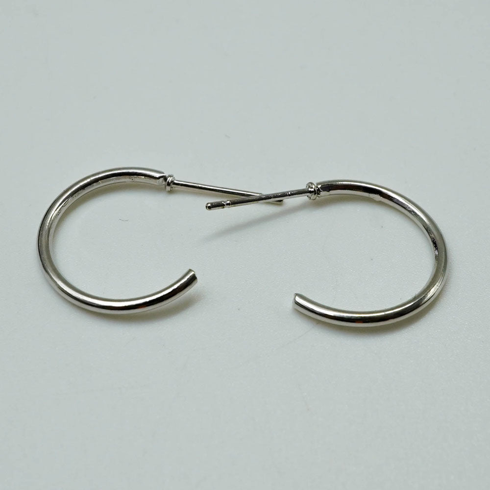silver hoops