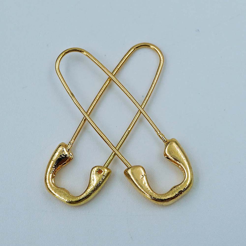 safety pin earrings