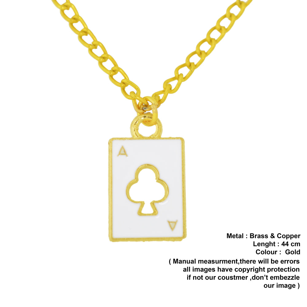 white ace pendant