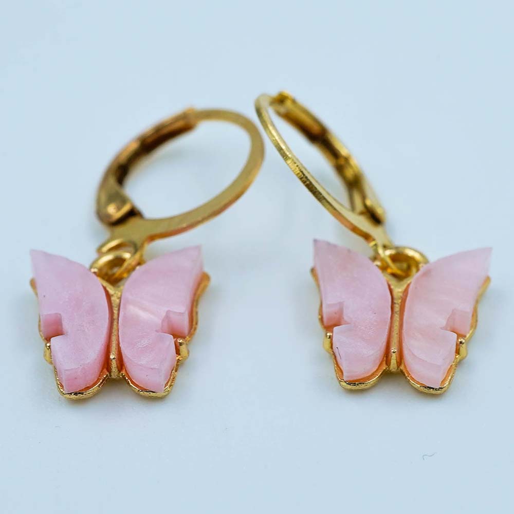 pink butterfly drops