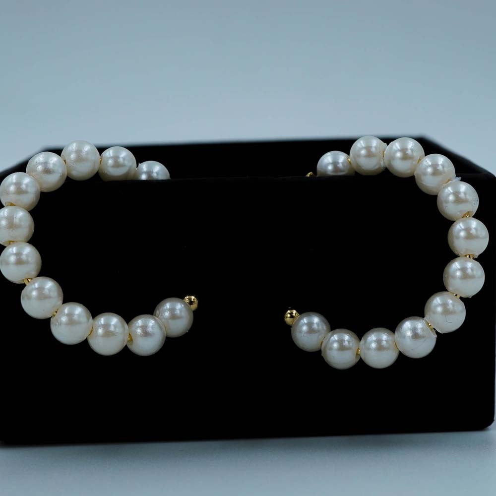 pearl hoops